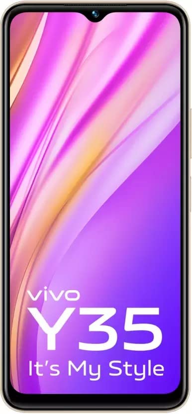 Image of vivo Y35 (Dawn Gold, 128 GB) (8 GB RAM)
