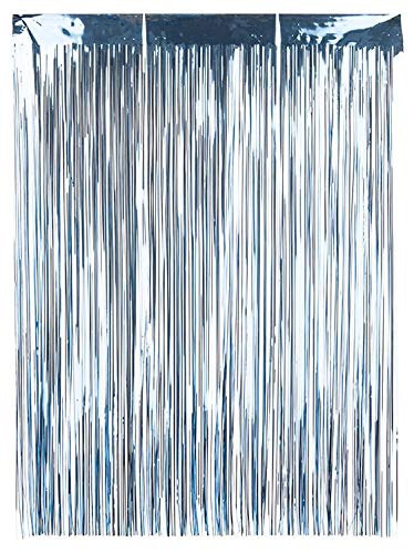 Snow White XMAS 38 X 50CM ANGEL HAIR LAMETTA CARD ICE BLUE