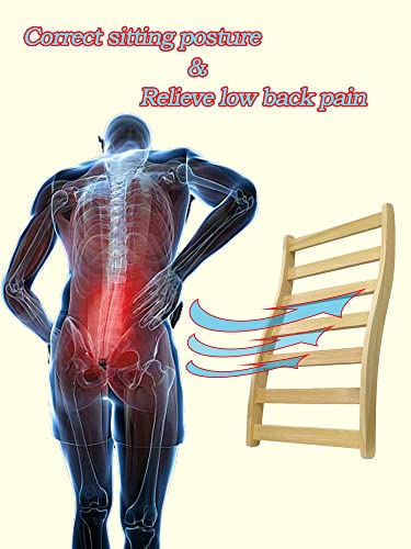 Image of LTCCDSS Sauna Backrest Canadian Hemlock Wooden | SaunaBackrest S-Shape Design - Slip-Resistant - Non-Toxic - Comfortable - Sauna Accessories Kit Apply to Barrel or Infrared Sauna（25.98 in * 16.54in）