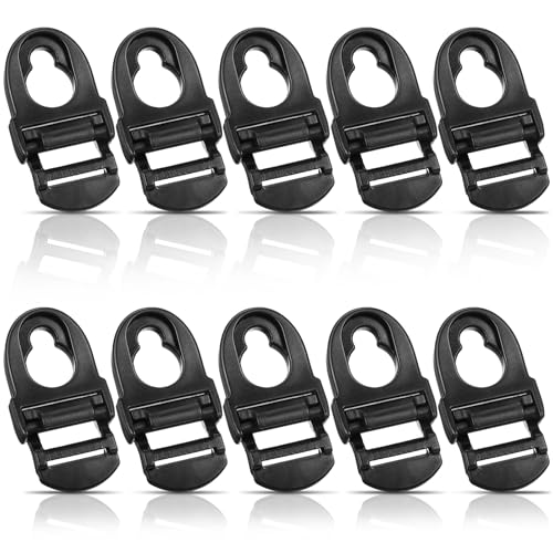 WinnerWhy 10 Pcs Plastic Kayak Seat Clips and Hooks Kayak Accessories Replacement Parts Compatible with Lifetime Emotion