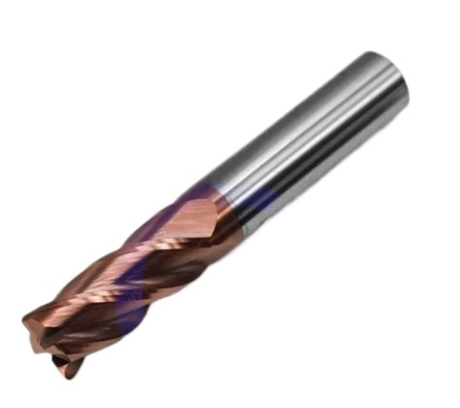 Frez trzpieniowy z węglika spiekanego 4-ostrzowy, metal, stal, frez wolframowy, powłoka stopowa, narzędzie skrawające, obróbka 1 2 3 4 5 6 7 8 9-20 mm Do wiertarki stołowej(20.0mmx100L)