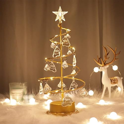 Custom Name Christmas Hat LED Crystal Tree Lights Personalized Family Names Tabletop Metal Christmas Tree Lamp Xmas Crystal Tree Lights Christmas Decoration Gifts for Women Men Grandma (Christmas Hat) Custom Name Christmas Hat LED Crystal Tree Lights Personalized Family Names Tabletop Metal Christmas Tree Lamp Xmas Crystal Tree Lights Christmas Decoration Gifts for Women Men Grandma (Christmas Hat)