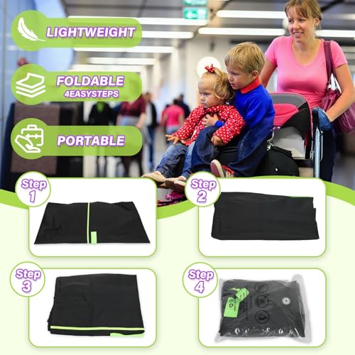 car seat travel bag for airplane carseat bags for air travel waterproof durable carrier cover for infant amp toddler car seatsportable carseat cover with shoulder straps and 2 luggage tags