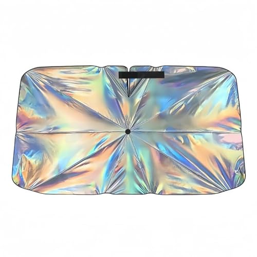 BINBINNIAO Car Windshield Sun Shade for Suzuki Kizashi 2009-2016, Automotive Sun Screen Vinyl Coating Heat Shield Blocks 90% Heat and Keep Interior Cool Comes Easy Install,55.12 * 31.49in