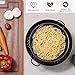 Metal Colander Set of 2, Strainer Basket with Handles perfect for Spaghetti, Pasta, Berry, Vegetable, Fruit, Solid Base Powder Coated Self-draining Kitchen Colander Bowel, 3.5 & 5 Qt, Matte Black