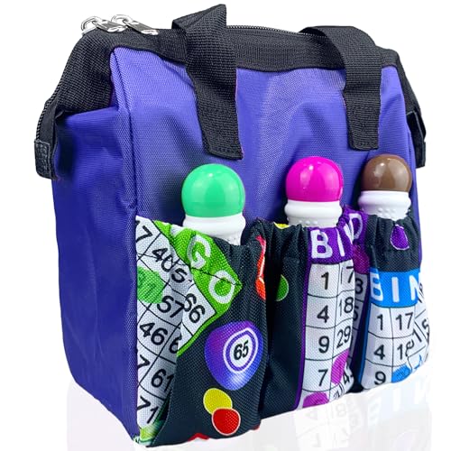 Dacefloy Bingo Dauber Bag Bingo Bags with Pockets on Clearance