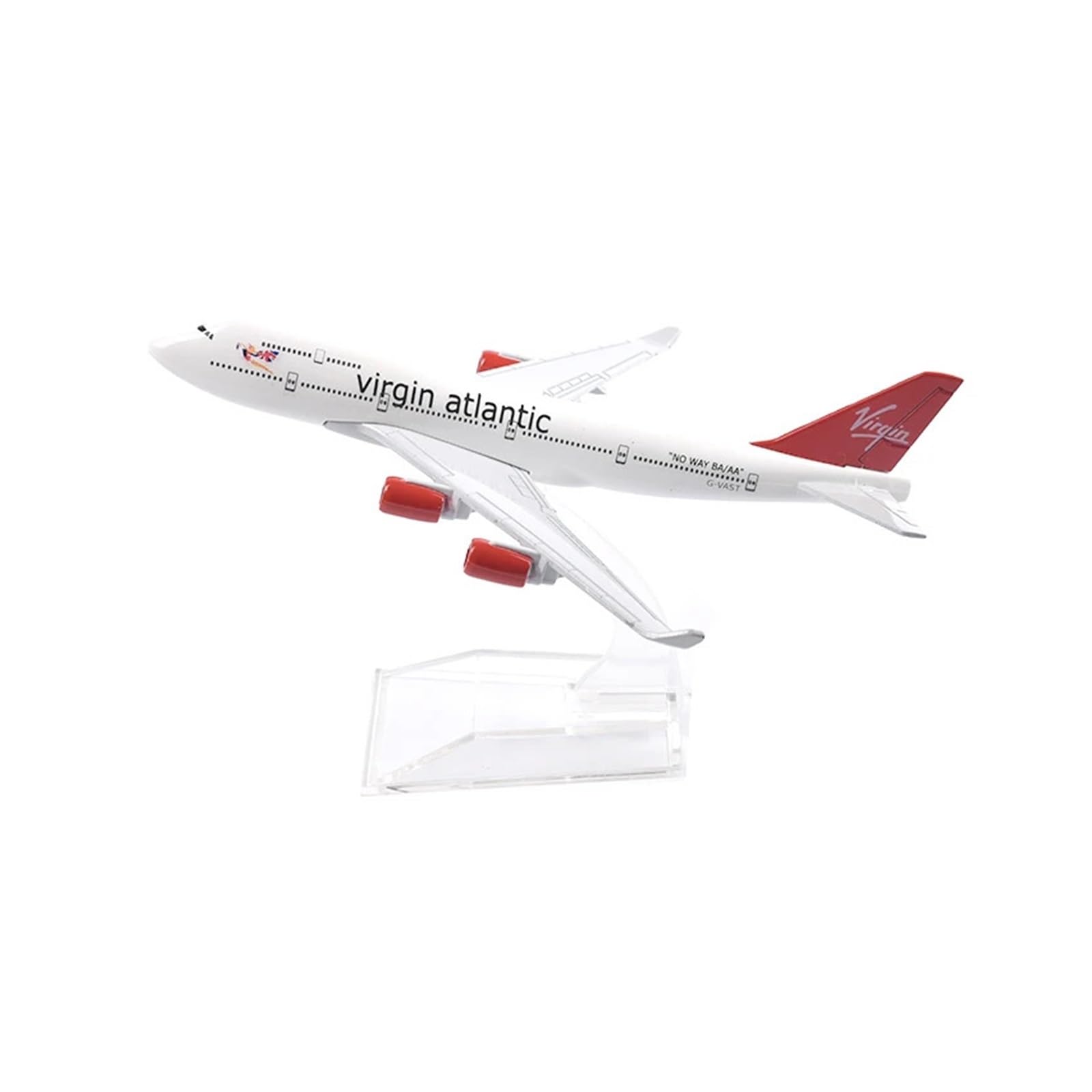 Model Airplane Collection for Virgin Atlantic Boeing 747 Plane Model Aircraft Model Diecast Metal Airplanes Plane Toy Gift 16cm