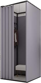 Fitting Room Clothing Store Simple Fitting Room Shading 95% Protect Privacy Can Be Used In Clothing Store Locker Rooms Shower Tents Outdoor Cooking Bathroom Bathroom (10 Colors 3 Sizes) (E 85x85x200cm