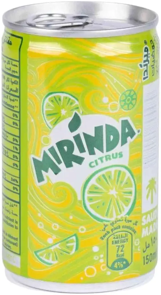 Mirinda Citrus Soft Drink Can 150 ml