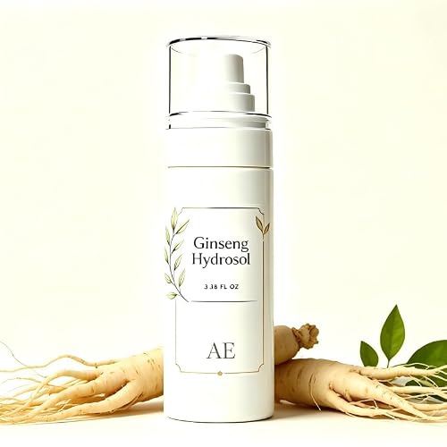 Pure Ginseng Hydrosol, Natural Ginseng Floral Water, Multipurpose Daily Spray, Gentle Formula for All Skin Types