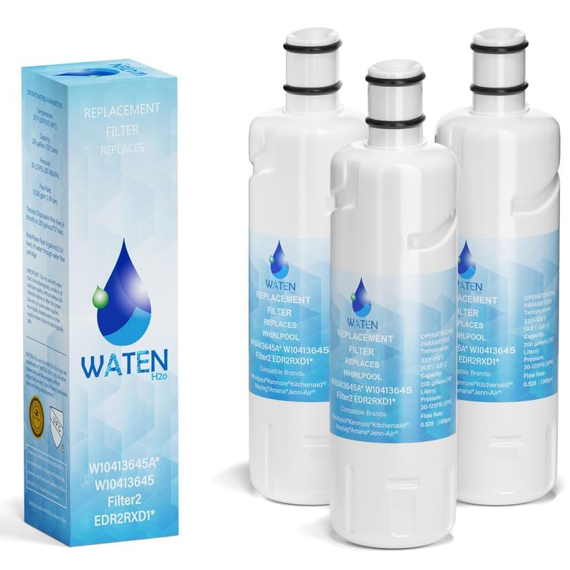 Replacement for Whirlpool EDR2RXD1 W10413645A, Compatible with KAD2RXD1, WHR2RXD1, W10413645, EDR2RXD1, P9KB2L, P9RFKB2L, Kenmore 46-9082, 46-9903 3 Pack