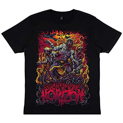 T-shirt Bring Me The Horizon Zombie Army vêtement unisexe pour style streetwear grunge
