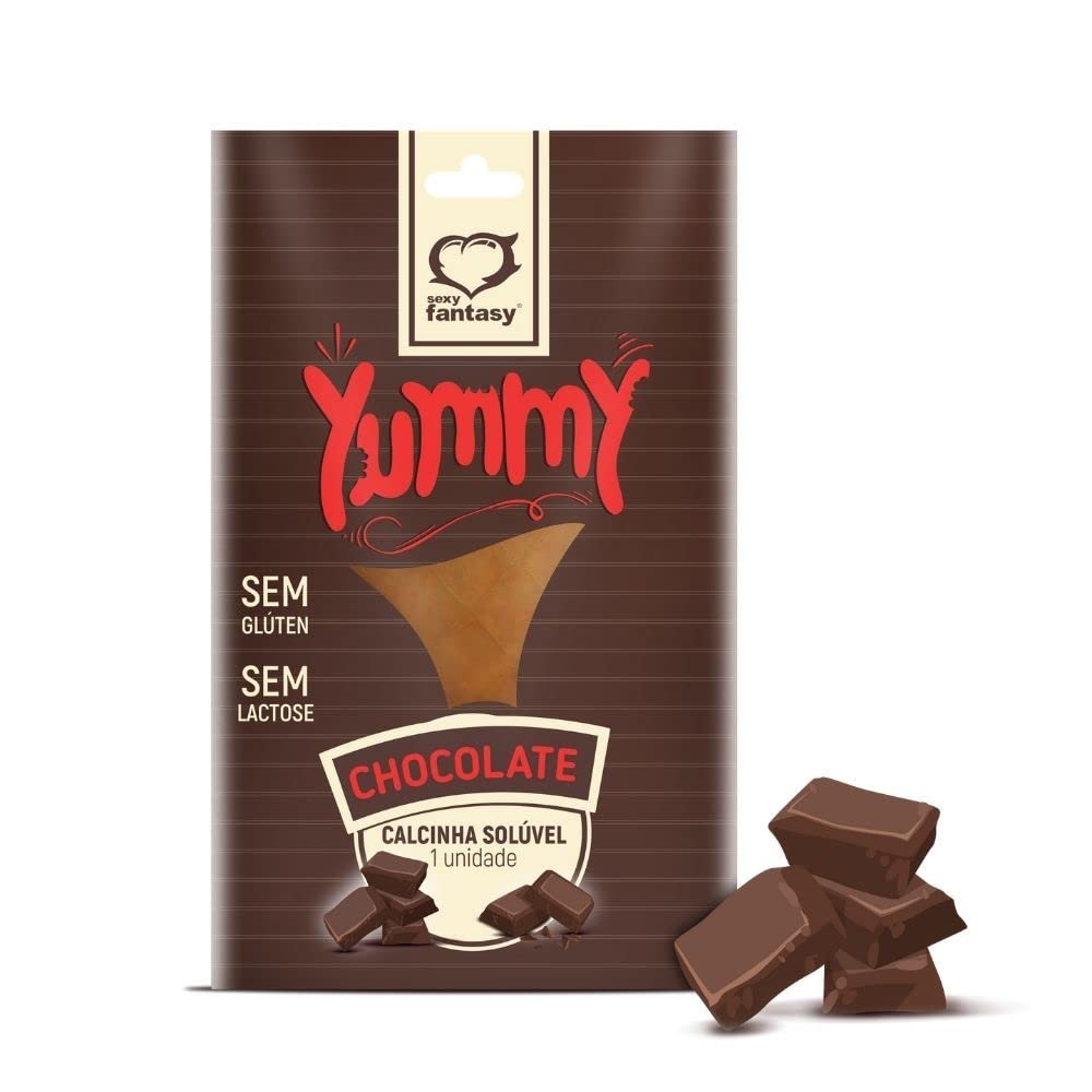 Yummy Calcinha Solúvel - Chocolate - Sexy Fantasy - CHOCOLATE - U