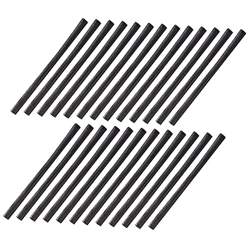 AUTSUPPL 25Pcs Willow Charcoal Sketch Pencils Charcoal Drawing Bars for Art Drawing and Sketching Charcoal Pencils for Artists