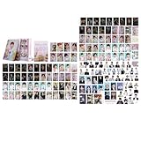 55PCS Seventeen Photocard and 92PCS Seventeen Stickers Gift for Fan Collection (Pink)