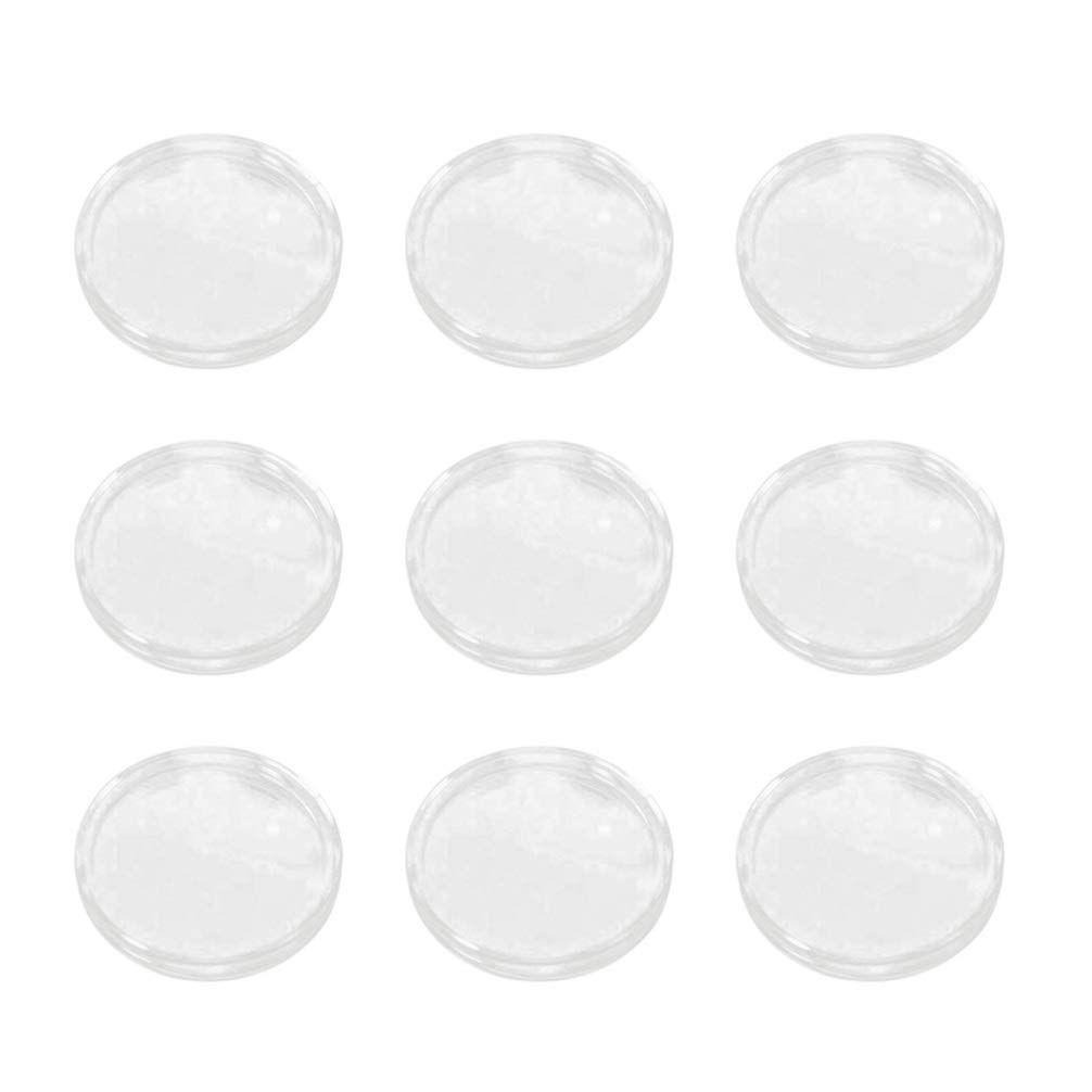 Artibetter As Shown 50Pcs 27Mm Coin Capsules Clear Round Coin Collection Box For Safe Storage And Display Collectors Case