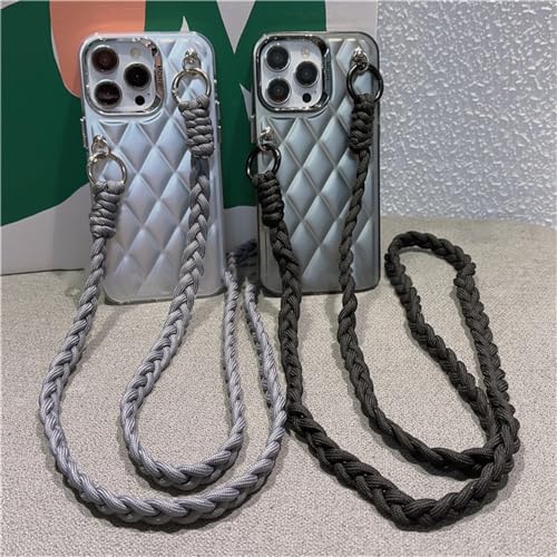 Couverture plaquée mate pailletée iPhone pour éviter les chutes - 2