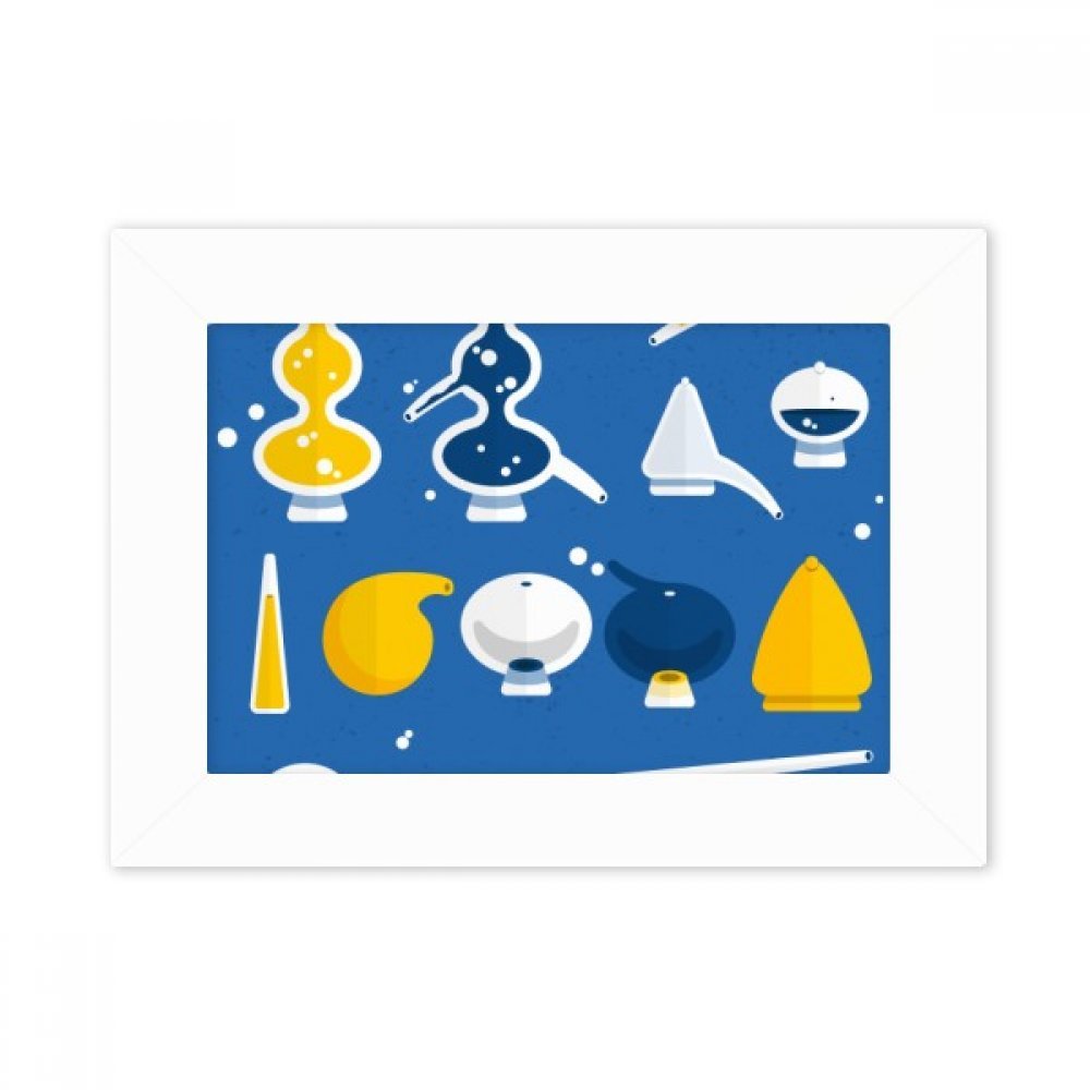 Cadre photo chimie de bureau blanc pour personnaliser votre espace de travail