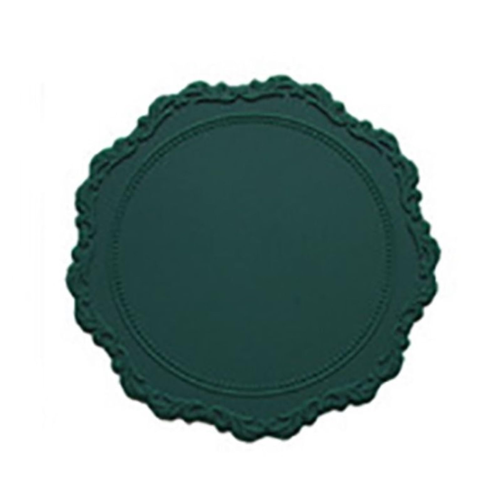 10Pcs Table Decoration Round Tableware Pad Non-slip Silicone Coaster Placemat Cup Mat for Cap(Color4)