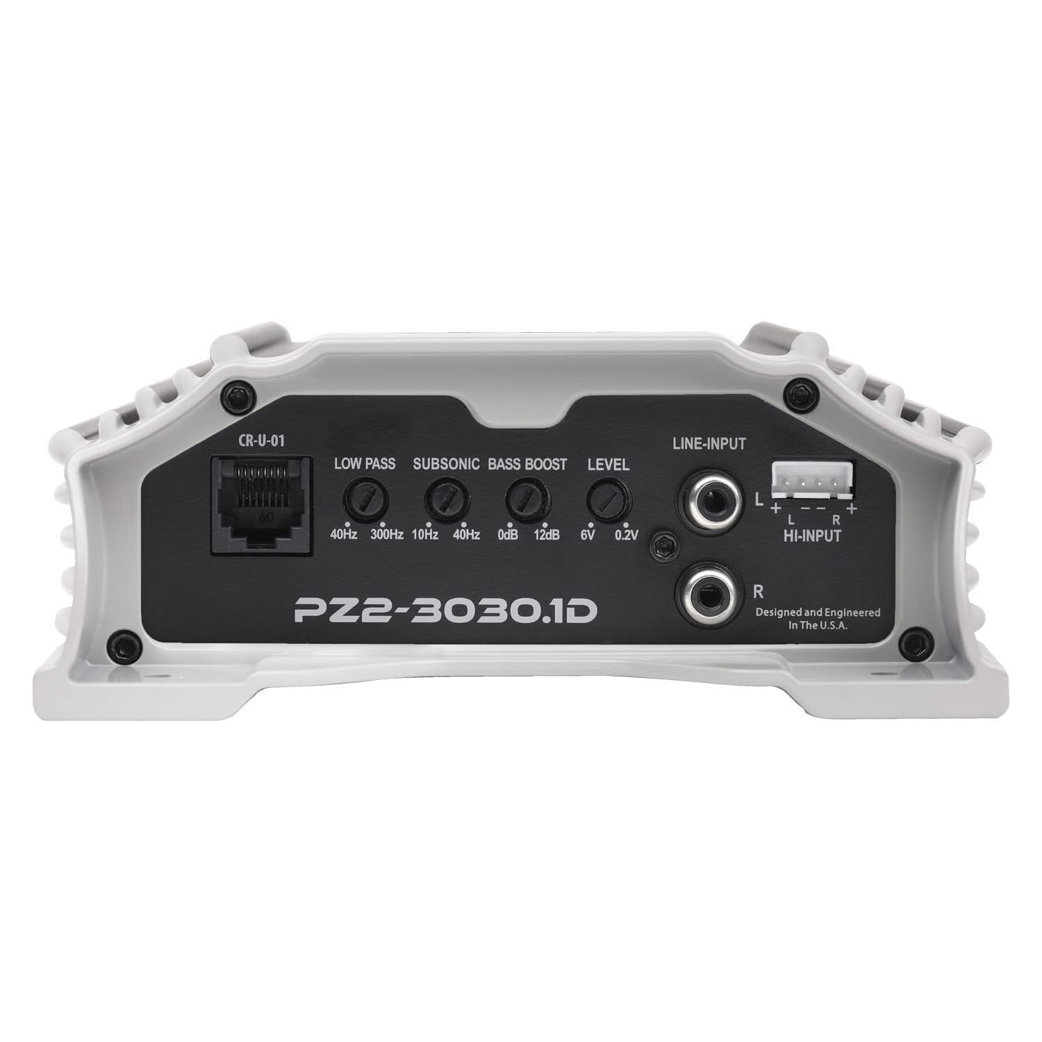 Crunch PZ2-3030.1D POWERZONE Mono Amplifier, control panel