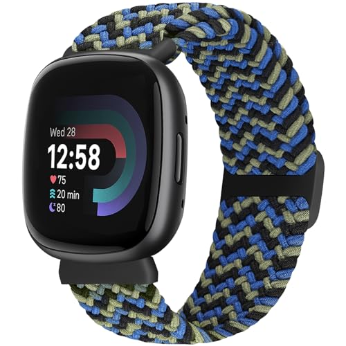 BTTNG Lk̂ґgoh Fitbit Versa 3/Versa 4/Sense 2/Sense jA\ȃXgb` iC uXbg \ [v X|[c Xgoh Versa 3/Versa 4/Sense 2/Se