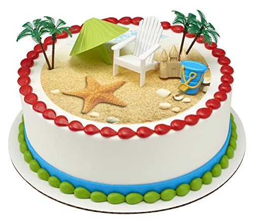 Beach Chair & Umbrella Cake Decorations - Image 6