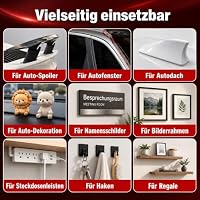 CRIFLOMAR Doppelseitiges Klebeband extra stark, VHB 5952 Rohmaterial, 20 mm x 3 m, 1,1 mm dick, wasserfest & hitzebeständig, für Auto, Haushalt, Büro & Dekoration – Ansicht 6