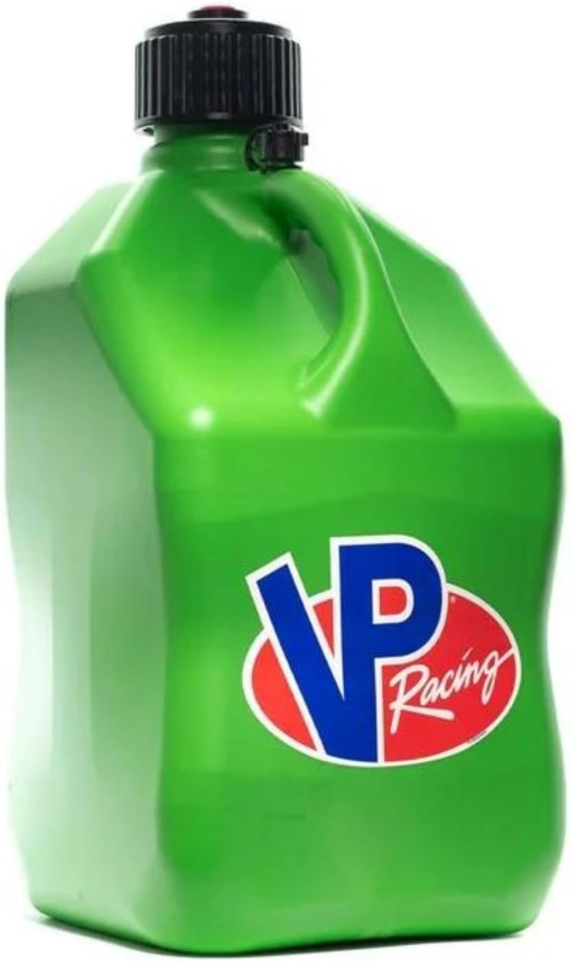 VP Racing Utility Container 5.5 Gallon - 2 Pack With 2 Deluxe Hoses and a Get Bent Hose Bender (Green, 2 Pack)