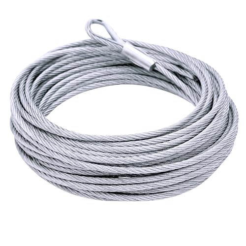 Cable de acero para colgar toldos y remolque ligero sin deformación 2