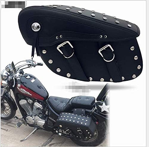 oxide Voyager Deluxe Tek leather Motorcycle Panniers saddle bags travel bag