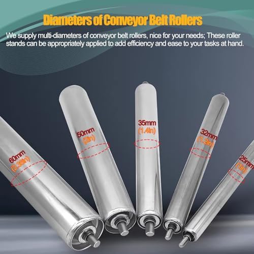 Heavy-Duty Conveyor Roller Replacement Set - 4 PCS, Includes 14\ 