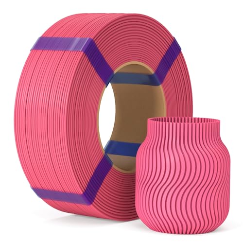 Image of ELEGOO PLA Basic Refill Filament 1.75mm Hot Pink 1KG, 3D Printer Filament No Spool Dimensional Accuracy + /- 0.02mm, 3D Printing PLA for Reusable Spool Refilling