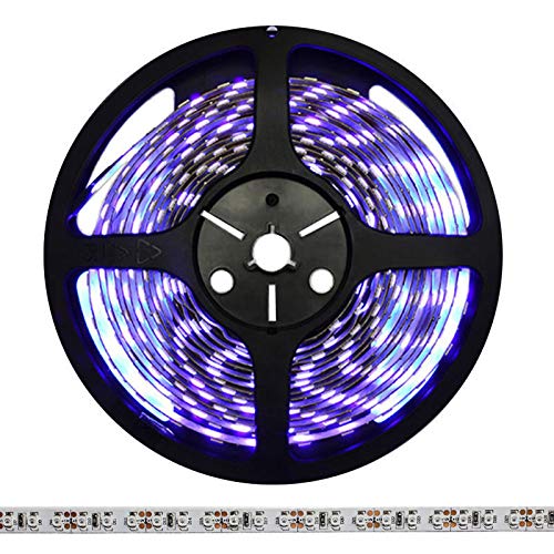 ledbox Tira LED UV Ultravioleta SMD3528, DC12V, 5m (120 Led/m) - IP65, Luz ultravioleta