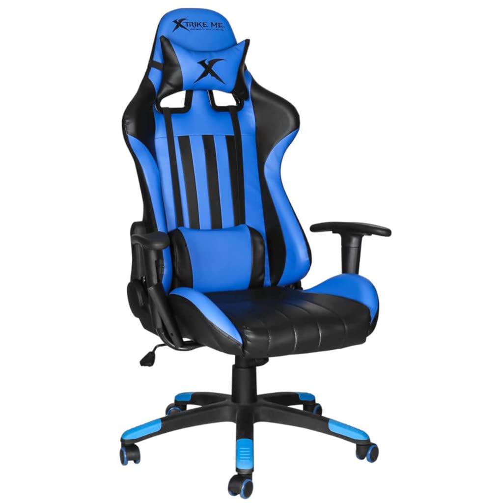 Ajustable Gaming Chair GC-905BU Maximum Load 135 kg Black and Blue