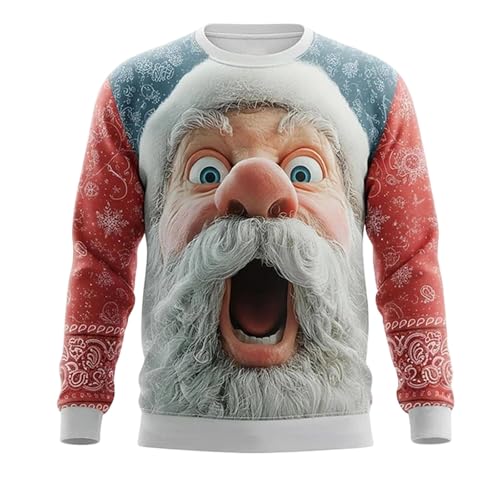 Sweat-shirt homme automne-hiver grande taille pull col rond vêtement décontracté ample
