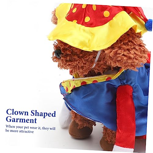Disfraz payaso para perro talla 2XL miniatura 6