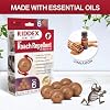 Riddex Roach Deterrent Spheres Plant-Based Formula with Essential Oils, 6-Pack with Sachets for Indoor Use Safe for Homes with Pets and Kids