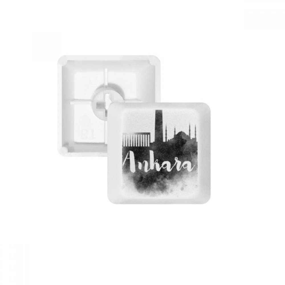 Keycaps PBT Ankara pour Clavier Mécanique Blanc : Décor de Bureau OEM R4 - 4