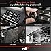 A-Premium Air Conditioning A/C Condenser Compatible with Honda Accord 1998-2002 3.0L& Acura CL 2001-2003 3.2L, TL 1999-2003 3.2L, Replace# 80100S87A00, 80100S87A10