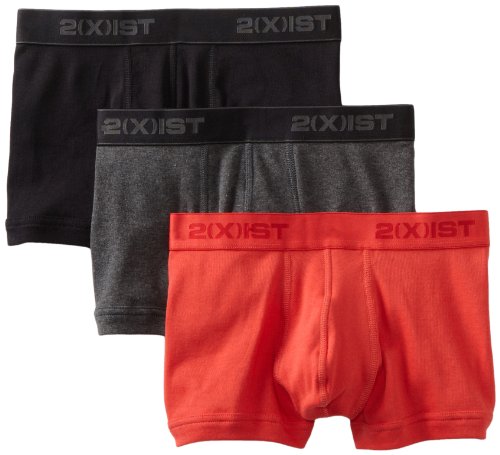 2(X)IST Men's Essential Cotton No Show Trunk 3-Pack