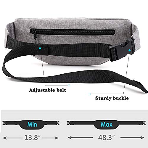 TINYAT Gürteltasche Hüfttasche Männer Frauen Sling Pocket Sport Laufen Kopfhörer Jack Wandern Gehen Hund Reisen Super Light, T2003