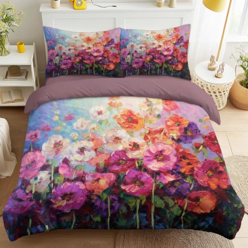 Parure de lit 140x200 microfibre douce anti-plis - 3