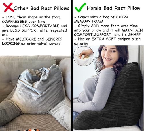 Homie Reading Pillow With Reading Light And Wrist Support thumb #4