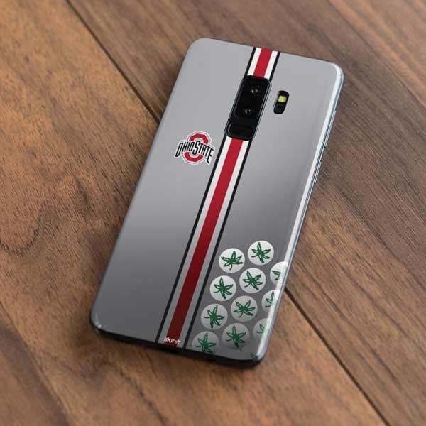 Skinit Decal Phone Skin Compatible with Samsung Galaxy S9 Plus - Officially Licensed Ohio State University Ohio State University Buckeyes Design