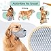 SHUOHONG Hunde Maulkorb, Nylon-Mesh, Atmungsaktiv und Bequem, Maulkorb für Große Hunde mit Verstellbaren Trägern (Grau-XXL)