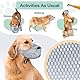 SHUOHONG Hunde Maulkorb, Nylon-Mesh, Atmungsaktiv und Bequem, Maulkorb Mittlere Hunde mit Verstellbaren Trägern (Grau-M)