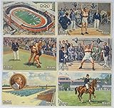  Erdal-Kwak-Serienbilder. Serie 49 - Olympische Spiele in Amsterdam 1928 II. (Bilder 1-6)