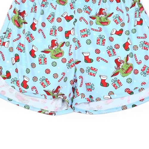 Image of Mirawise Girls 3 Pc Pajamas Sleepwear Cotton Pjs Clothes Set 4-13 Years