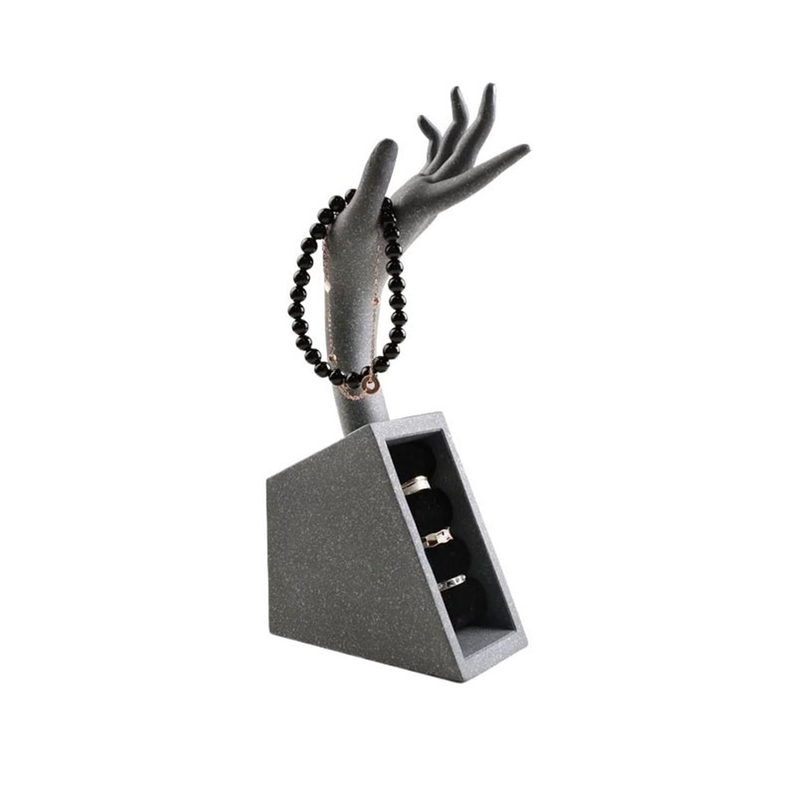 FAJNUZI2024 Jewellery Display Stand Female Mannequin Hand Jewelry Stand Dressing Table Resin Display Holder for Ring Bracelet Bangle