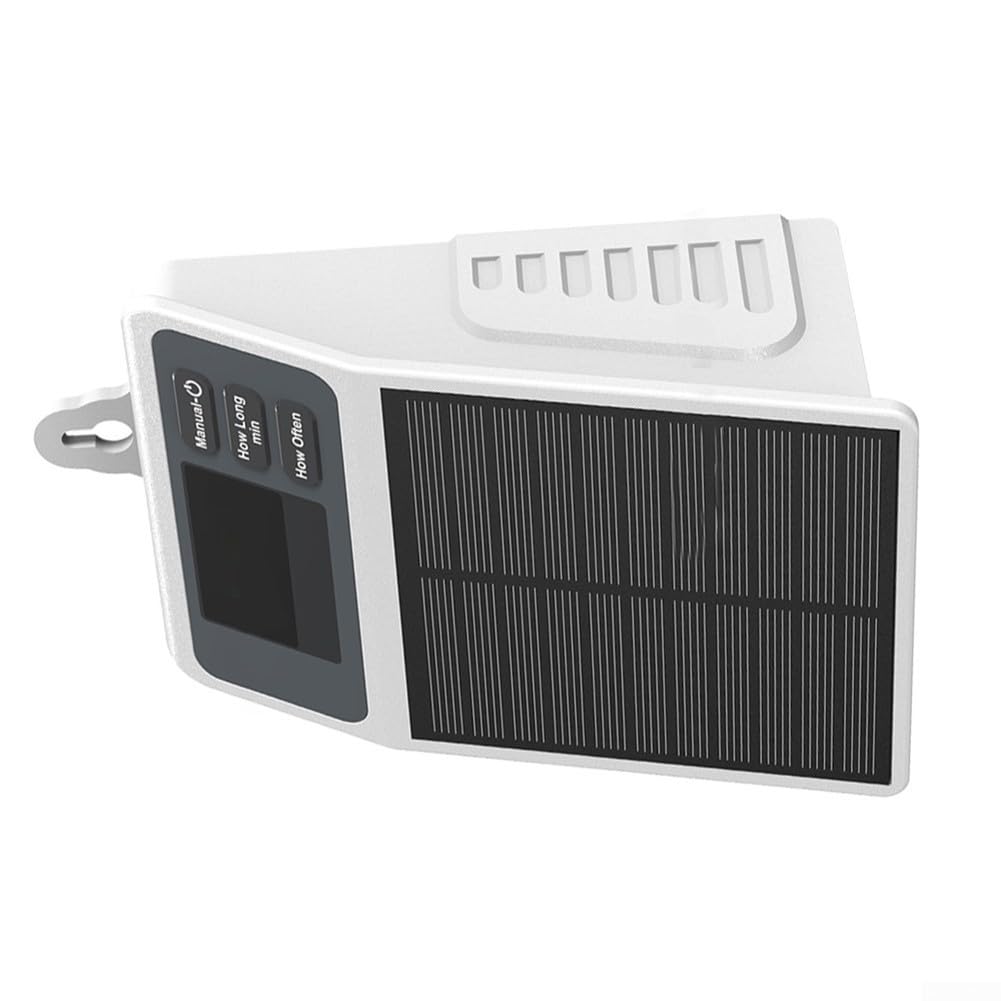 Dispositivo di irrigazione solare temporizzato con grado di impermeabilità IPX5 e durata della batteria di 30 giorni per kit di cura delle piante da giardino